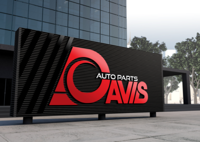 Davis Auto Parts Sign